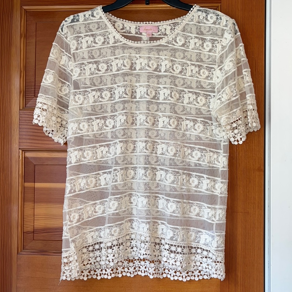 L Lace Top